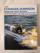 CLYMER EVINRUDE JOHNSON OUTBARD SHOP MANUAL BB735-2   1995 - 2003