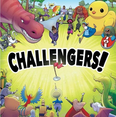 Z-Man Spiele, Challengers, Brettspiel, Alter 10+, 1-8 Spieler, 45+ Minuten spielen