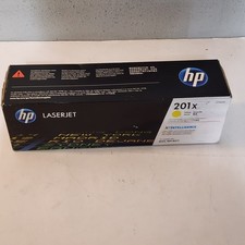 HP 201X CF402X Yellow Hi Yield Toner Cartridge Genuine New Sealed Box free ship