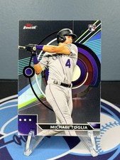 2023 Finest #8 Michael Toglia RC - Colorado Rockies