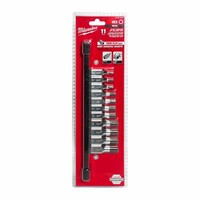 "Milwaukee Nuss-Set 3/8\" HEX 11-Teilig Metrisch"