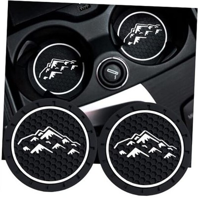 2Pcs 2.75 Inch Mountain Cup Holder Insert Coaster Diameter Oval cup-mountain