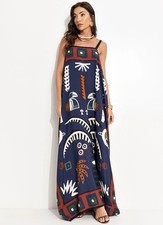 Farm Rio Brazil Tropical Scarf Dress Size L