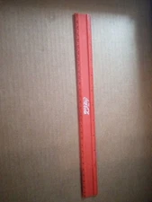 Coca Cola 12 Inch Plastic Ruler