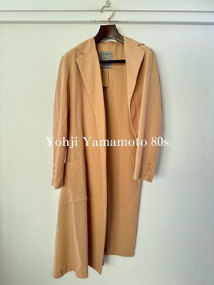 Yohji Yamamoto 80s Wool Gabardine Jacket WOOL GABARDINE DOUBLE 