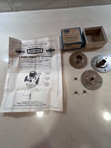 Vintage Craftsman 3 Guide Template Bushings 9-25069