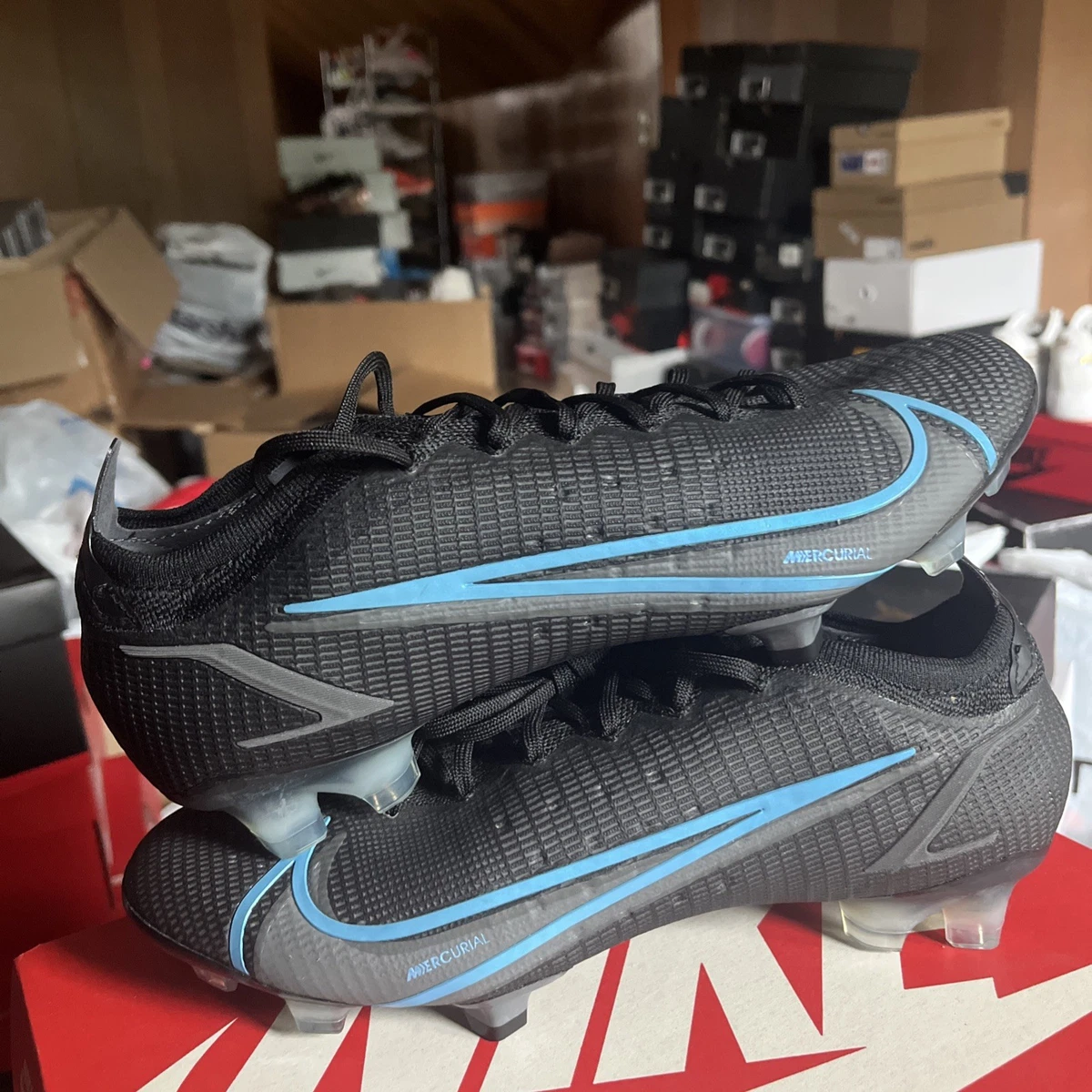 Nike Mercurial Vapor 14 Elite FG Black Photo Blue for Sale