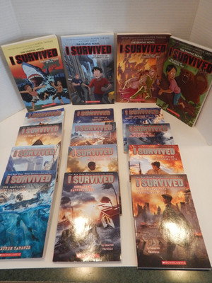 Lot of 16 I SURVIVED Books Lauren Tarshis 12 Books + 4 Graphic Novels