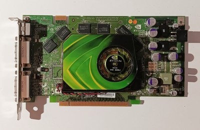 Nvidia P455 FX 3500 Quadro Graphics Card Dual DVI Monitor Retro PC Gamer Rev A00