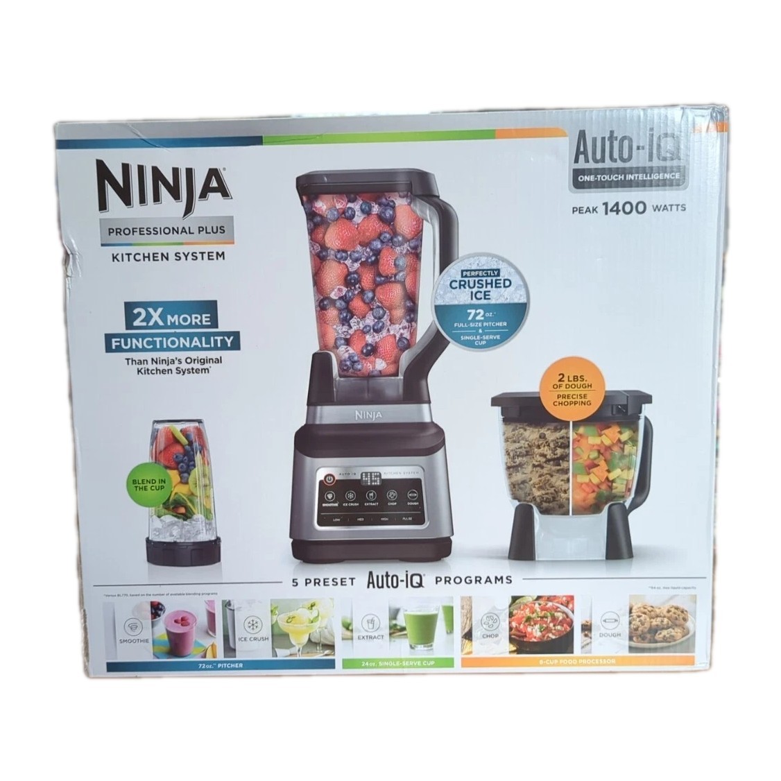 Ninja Kitchen System Auto IQ Boost 7-Speed Electric Blender-image