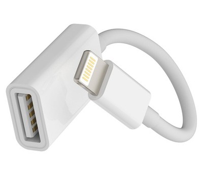 Lightning Male to USB Female Dongle for iPhone OTG Adapter Cable Camera Card ...