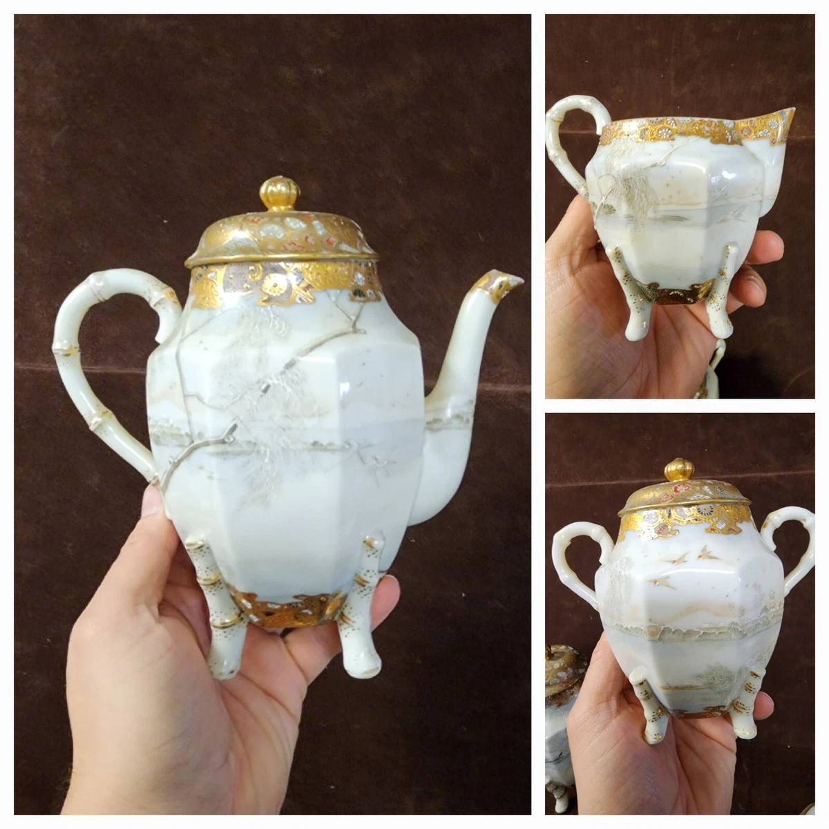 White 1850-1899 Antique Japanese Teapots for sale | eBay