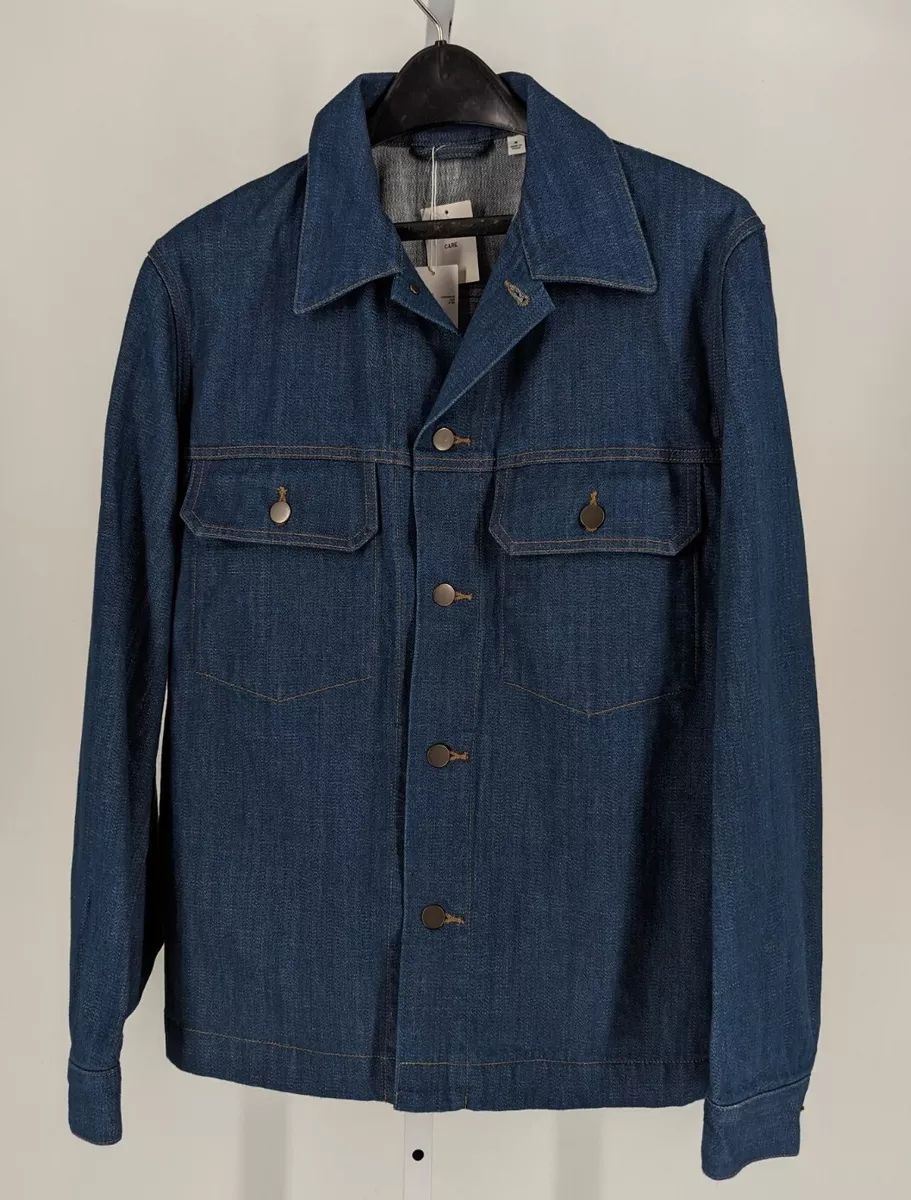 Uniqlo U Christophe Lemaire Indigo Blue Cotton Trucker Denim Jacket M Sold Out