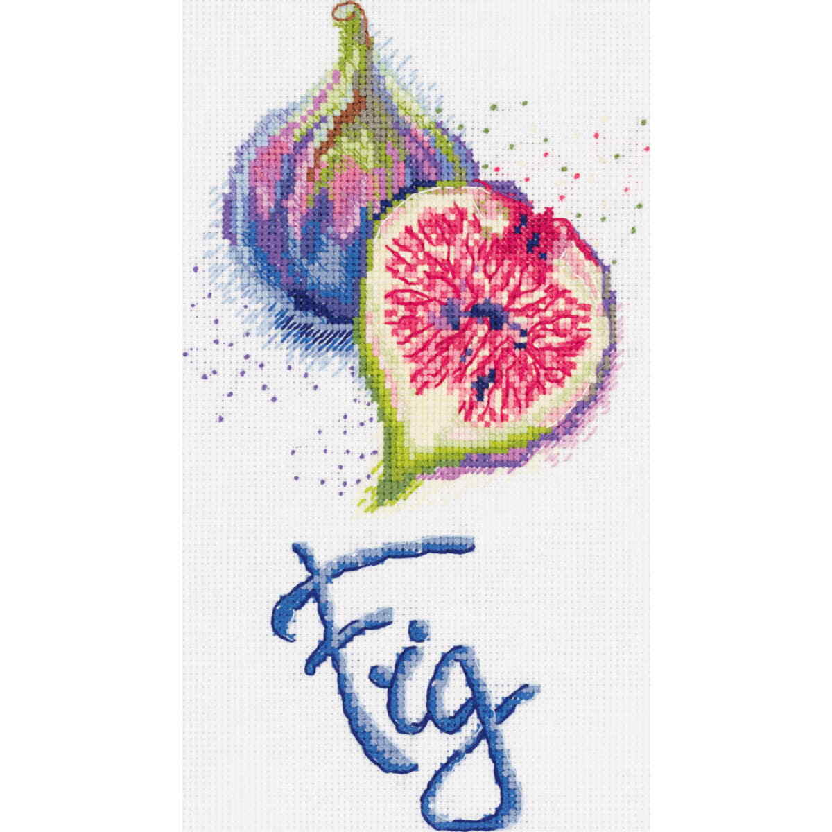 Panna counted cross stitch kit ""Fig"", 16x22,5cm, DIY