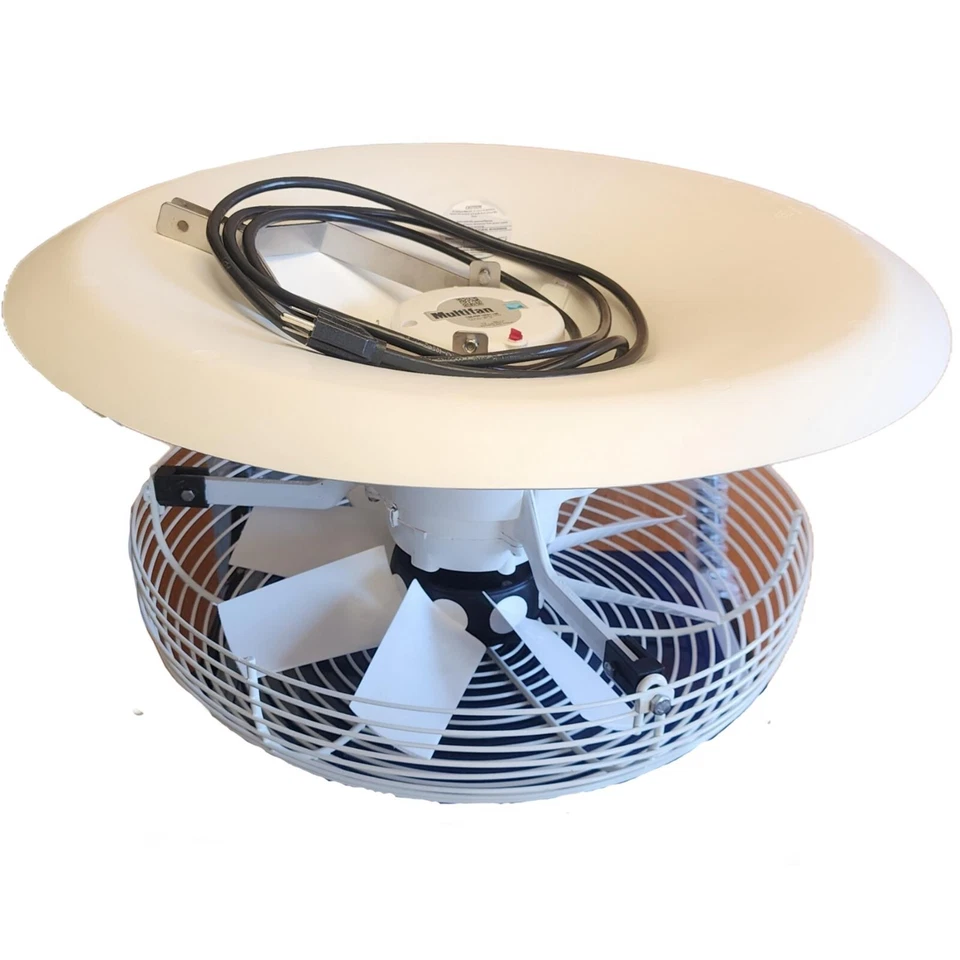 New Destratification Multifan V-Flo Fan Greenhouse Grow Hydroponics Poultry 120V - Image 4 of 4