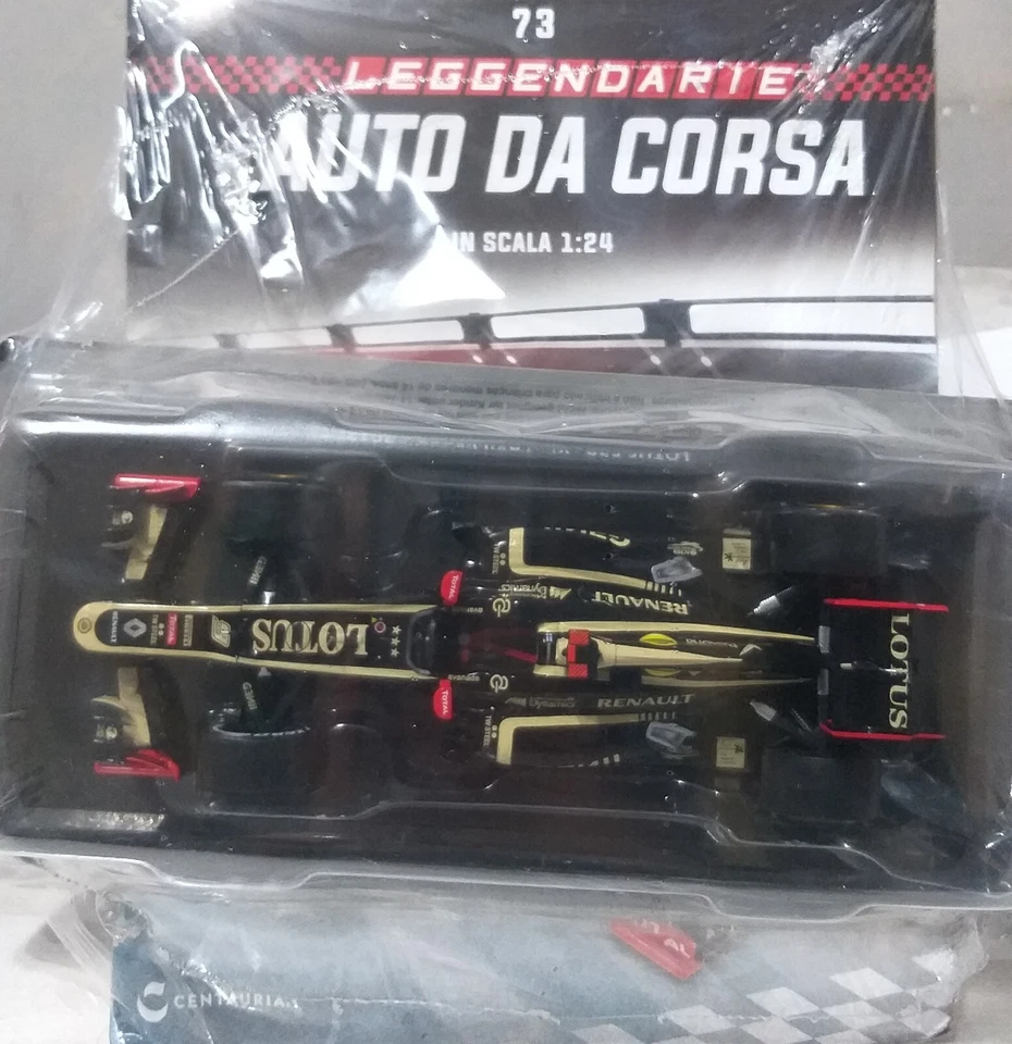 LEGGENDARIE AUTO DA CORSA LOTUS E20 F1 DI KIMI RÄIKKÖNEN DEL 2012 IN SCALA 1/24 - Immagine 3 di 4