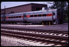 Original Rail Slide - CSS Chicago South Shore 8 Michigan City IN 7-7-1985