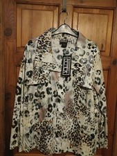 Berek Women's Animal Print Jacket Size Xl Nwt