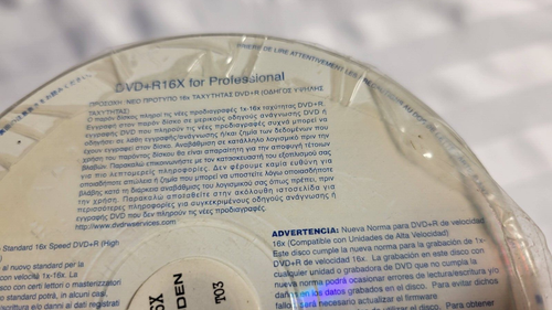 New Sealed 100-Pack TAIYO YUDEN R16X DVD+R16X for Professional (MADE IN JAPAN) - Afbeelding 2 van 3