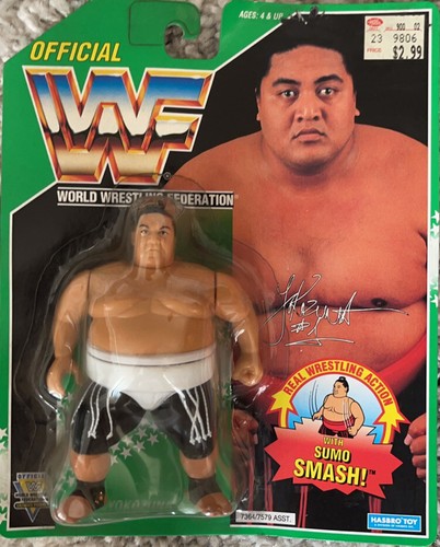 WWF Hasbro Yokozuna Green Card Series 11 MOC Very ...