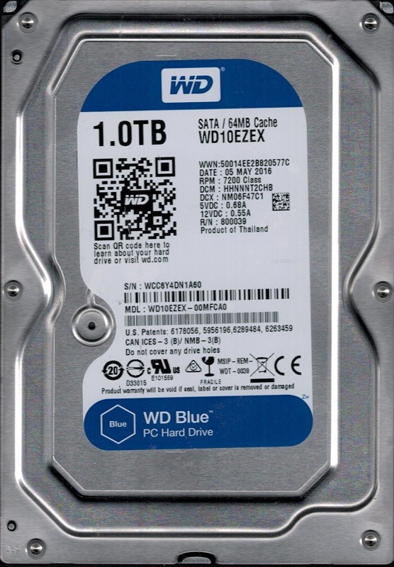 WD10EZEX-00MFCA0 DCM: HHNNNT2CHB WCC6Y Western Digital 1TB | eBay