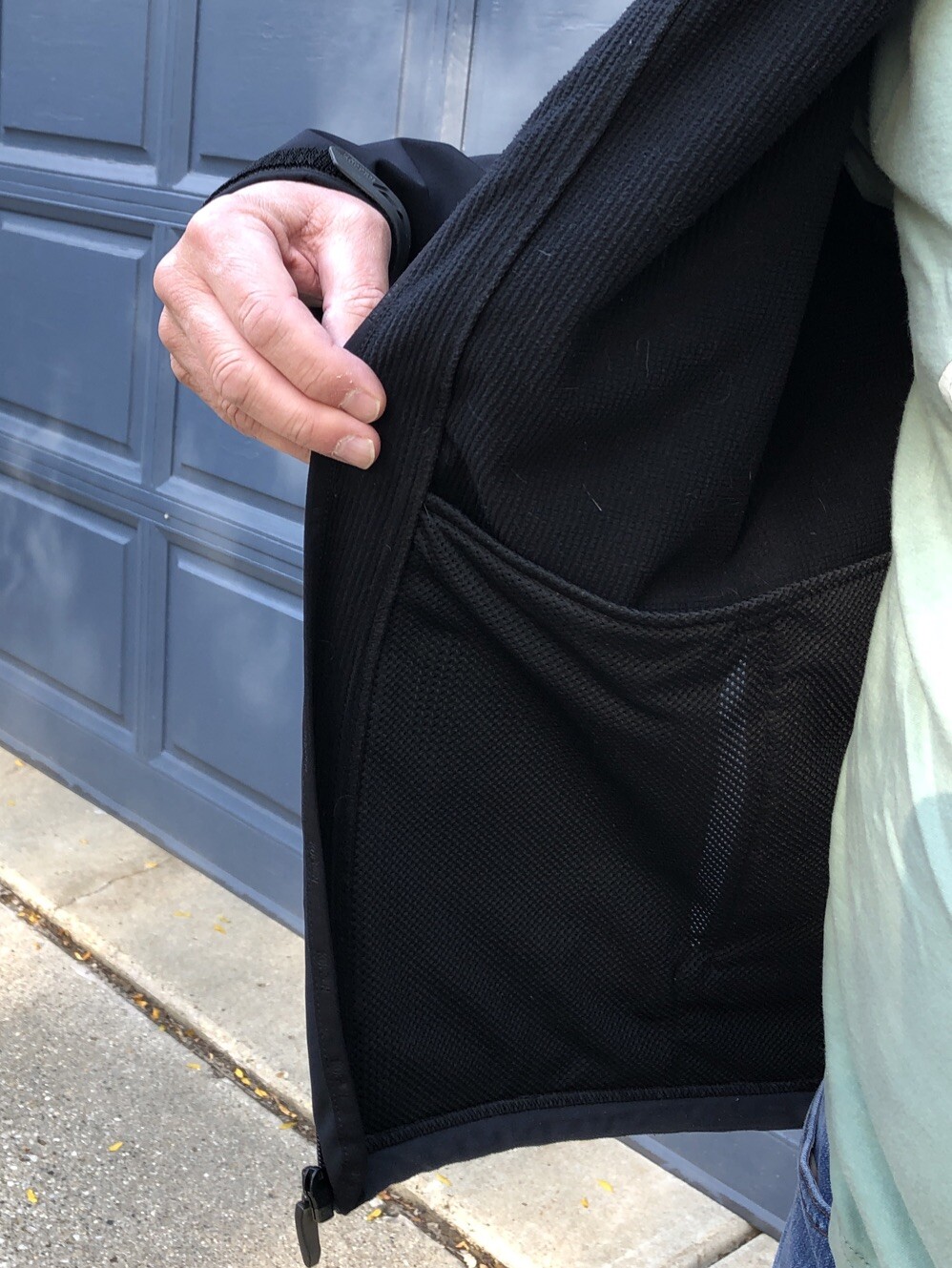 Koppen Jacket Mens Black Soft Shell Polyester Gri… - image 4