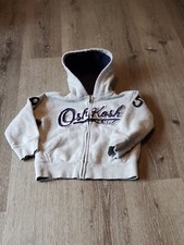 Oshkosh Unisex Lined Hooded Gray Child Jacket Size 4 Gently Used