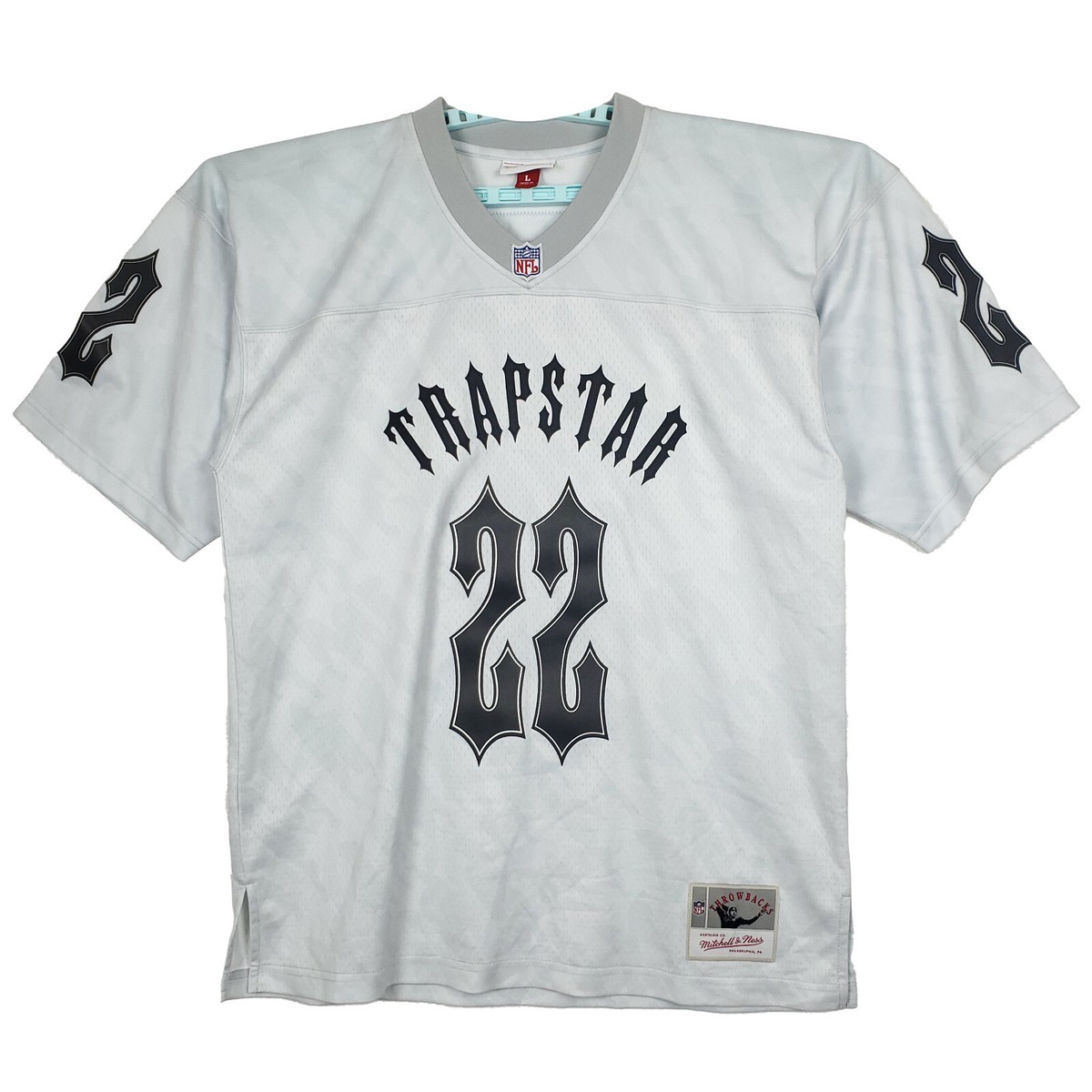 TRAPSTAR NFL ゲームシャツ Trapstar Mitchell & Ness NFL Large Jersey Cut & Sew Art Applique