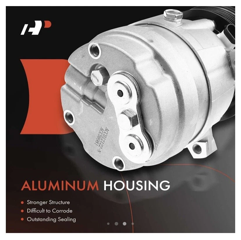 A-Premium 空调压缩机 适用于别克 Skylark 雪佛兰骑士 Pontiac Grand Am。 — 第 3/4 张图片