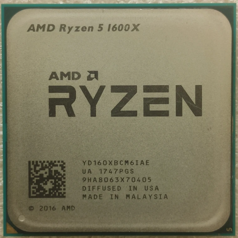 Computer Processors (CPUs AMD Ryzen 5 1600X Processor Model 6 Core