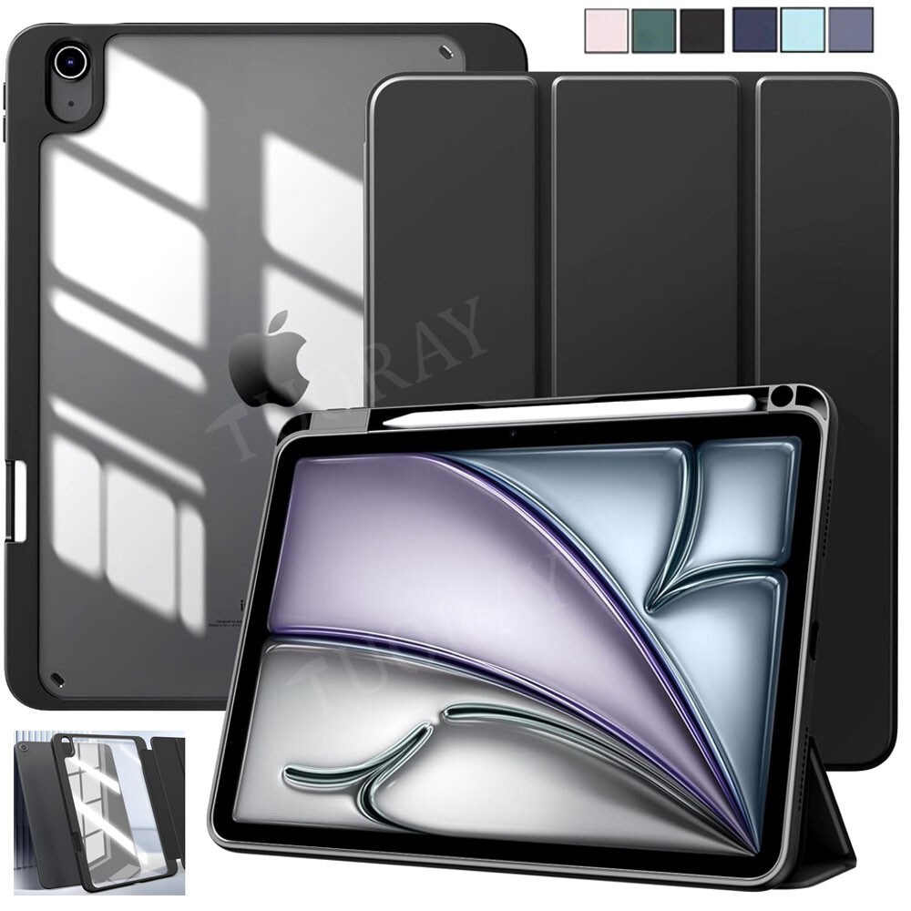 Smart Case For NEW iPad Air 11 inch M3 Gen 2026 Clear Cover with