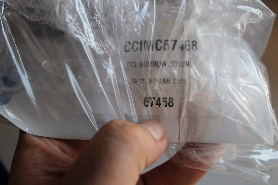 Cubiertas espejos retrovisores cromados completos Nissan Cube año 2010-12 Juke 2 piezas Foto 4 de 4