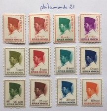 Lot 12 timbres Indonésie neufs**. Année 1965 et 1966. Voir photos