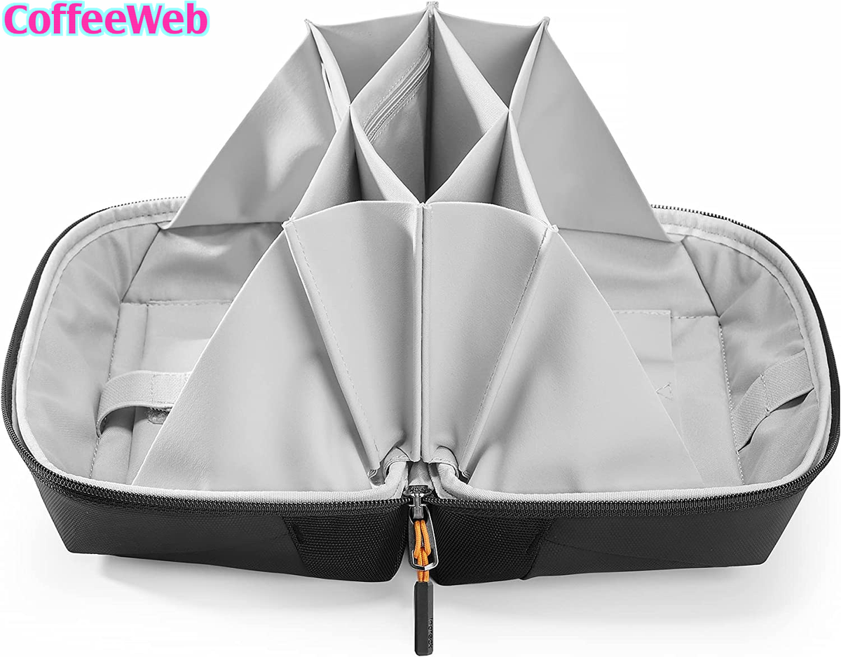 Custodia Organizer Inateck Per Cavi - Borsa Porta Accessori Elettronici Con 12 Scomparti - Foto 4