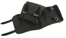 Wehrmacht Luftwaffe Police Pair Gaiters Weaving Line in Field Grey