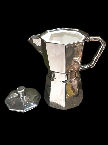 Seletti Estetico Quotidiano Coffee Percolator, Silver +Jug Porcelain USED £80.00 - Picture 4 of 24