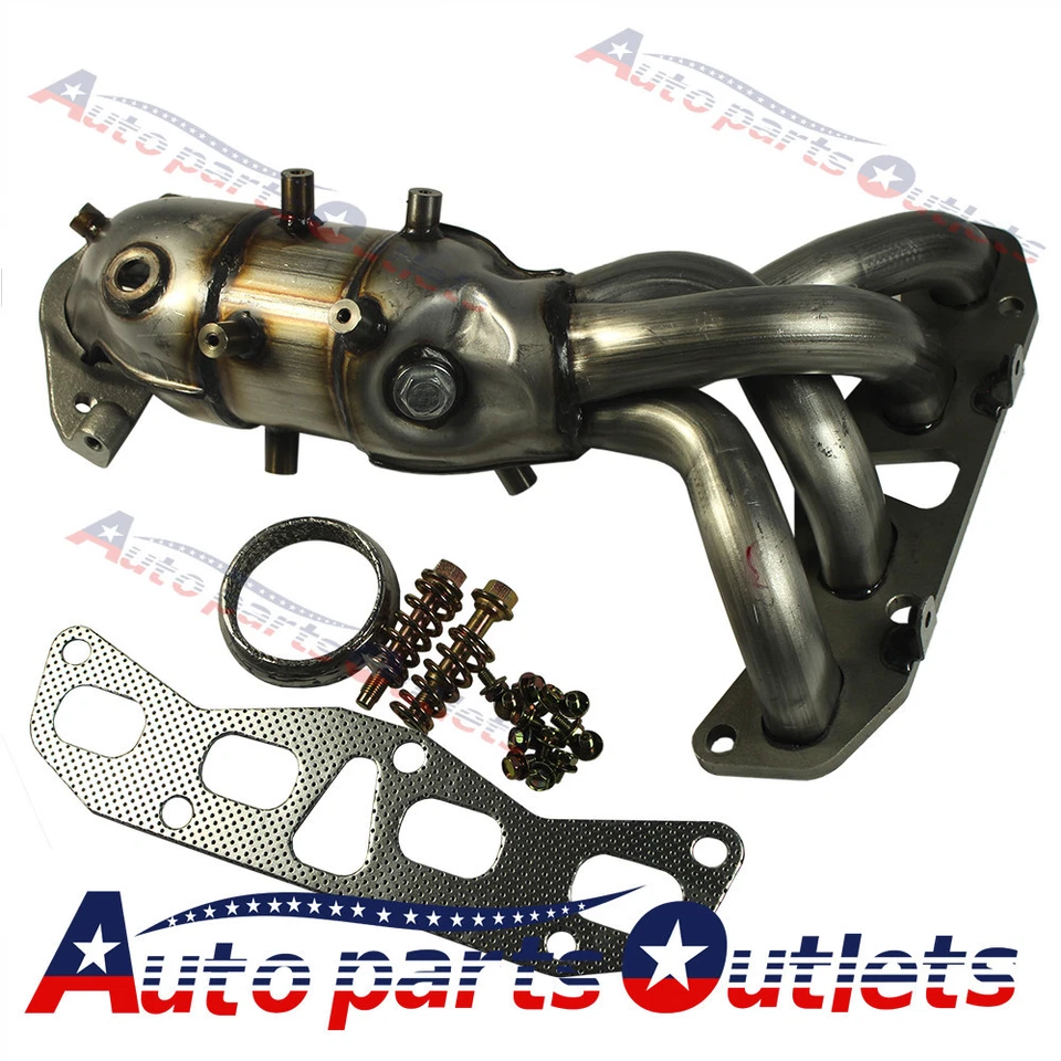 Nuevo colector de escape con convertidor catalítico para Nissan Altima 2002-2006 2,5 L Foto 2 de 4