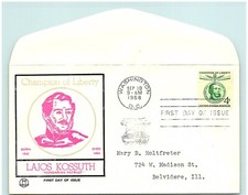 S02-2861, LAJOS KOSSUTH, FDC