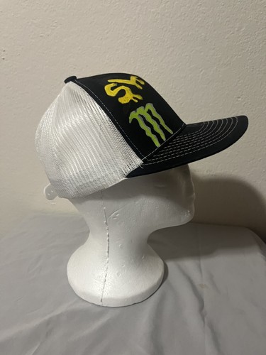 Cappello Slaytona Personalizzato Monster Autografato (Sconosciuto) Snap Back - Foto 4 di 7