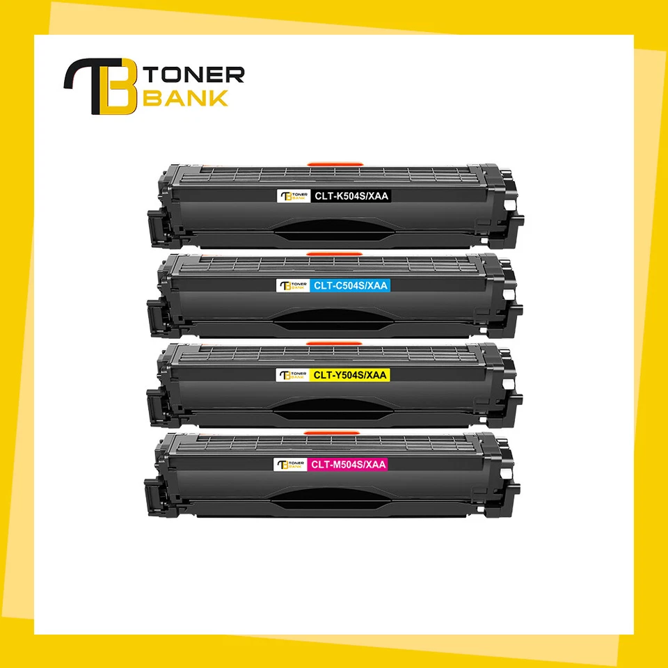 Lote de tóner CLT K504S 504S apto para Samsung Xpress SL-C1810W C1860FW CLX-4195FN Foto 4 de 4