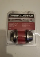 Tell Manufacturing Satin Stainless steel Key Control Deadbolt CL500055