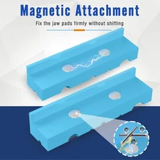 Universal Soft Vice Jaws Pads Strong Protector Covers 4 inch