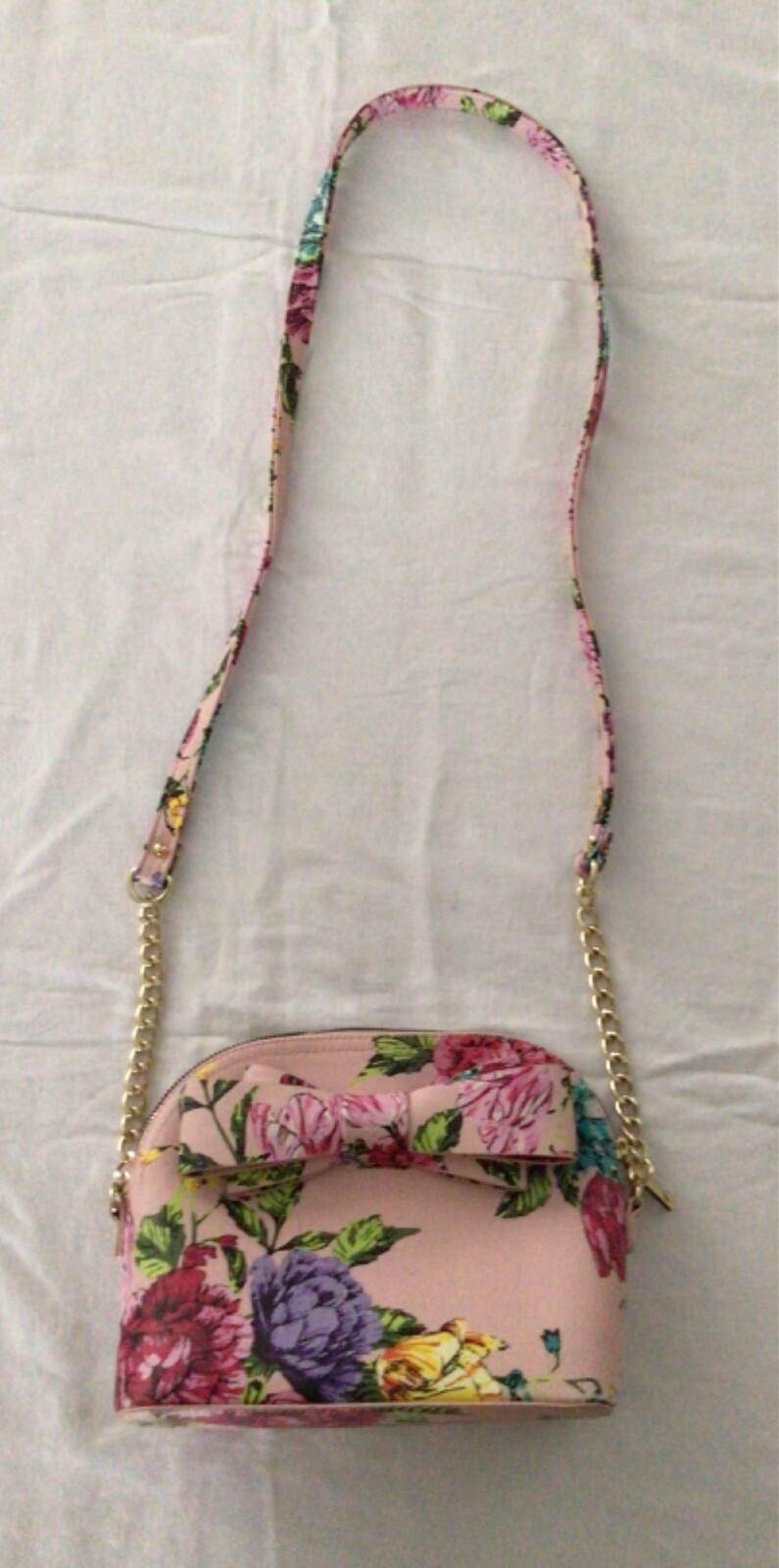 Betsey Johnson Crossbody Bag Pink Floral Crossbody Purse PreOwned eBay