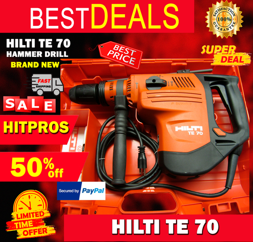 Hilti te 70 Taladro Martillo, último modelo, nuevo, fuerte, Original, Envío  Rápido | eBay