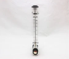 4 Panel Flowmeter Water Flow Meter ROTAMETER 0.5-5 GPM With Control Valve