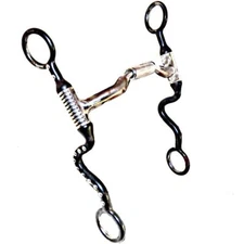 Myler Dotted Black Seven Shank Sweet Iron Forward Tilt Ported Barrel MB 36 Lvl 2