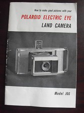 Vintage 1960s Booklet Polaroid Electric Eye Land Camera Model J66