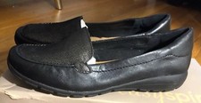 NEW Easy Spirit Abide Black Slip on Loafers Shoes Women's Size 6 6N Narrow