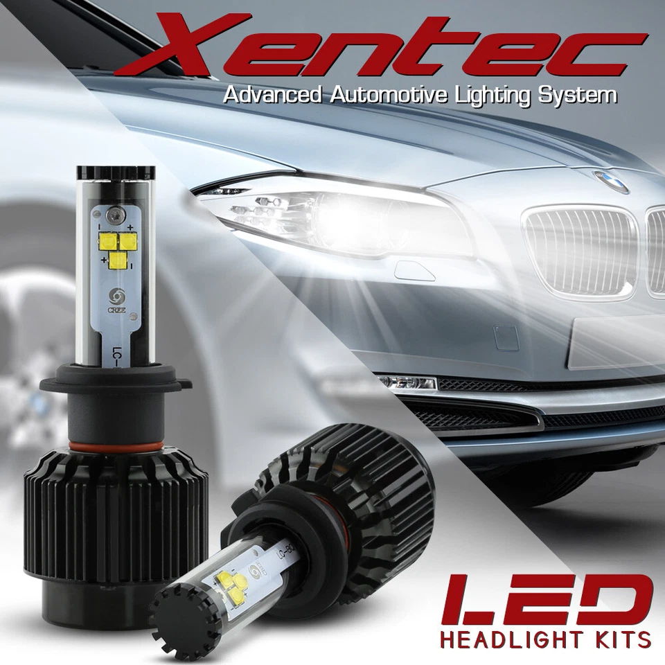 XENTEC LED Headlight kit 488W 48800LM H4 9003 6000K  2004-2009 Suzuki Swift+ - Image 2 of 4
