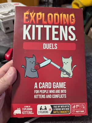 EXPLODING KITTENS DUELS A Card Game 100% COMPLETE 2024